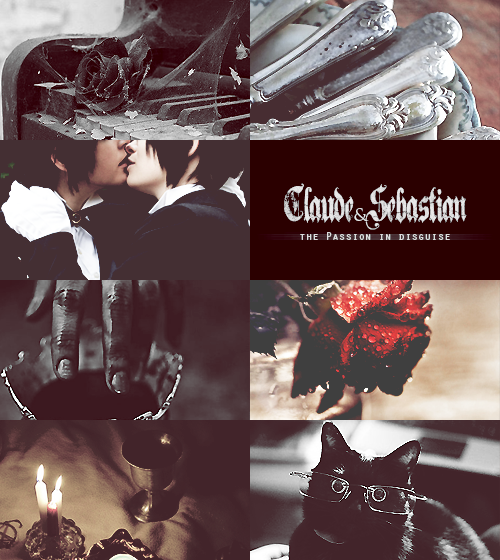 claudeyesyourhighness:  guesswhatruru:   1 / [?] - fav Black Butler pairings: ClaudexSebastian