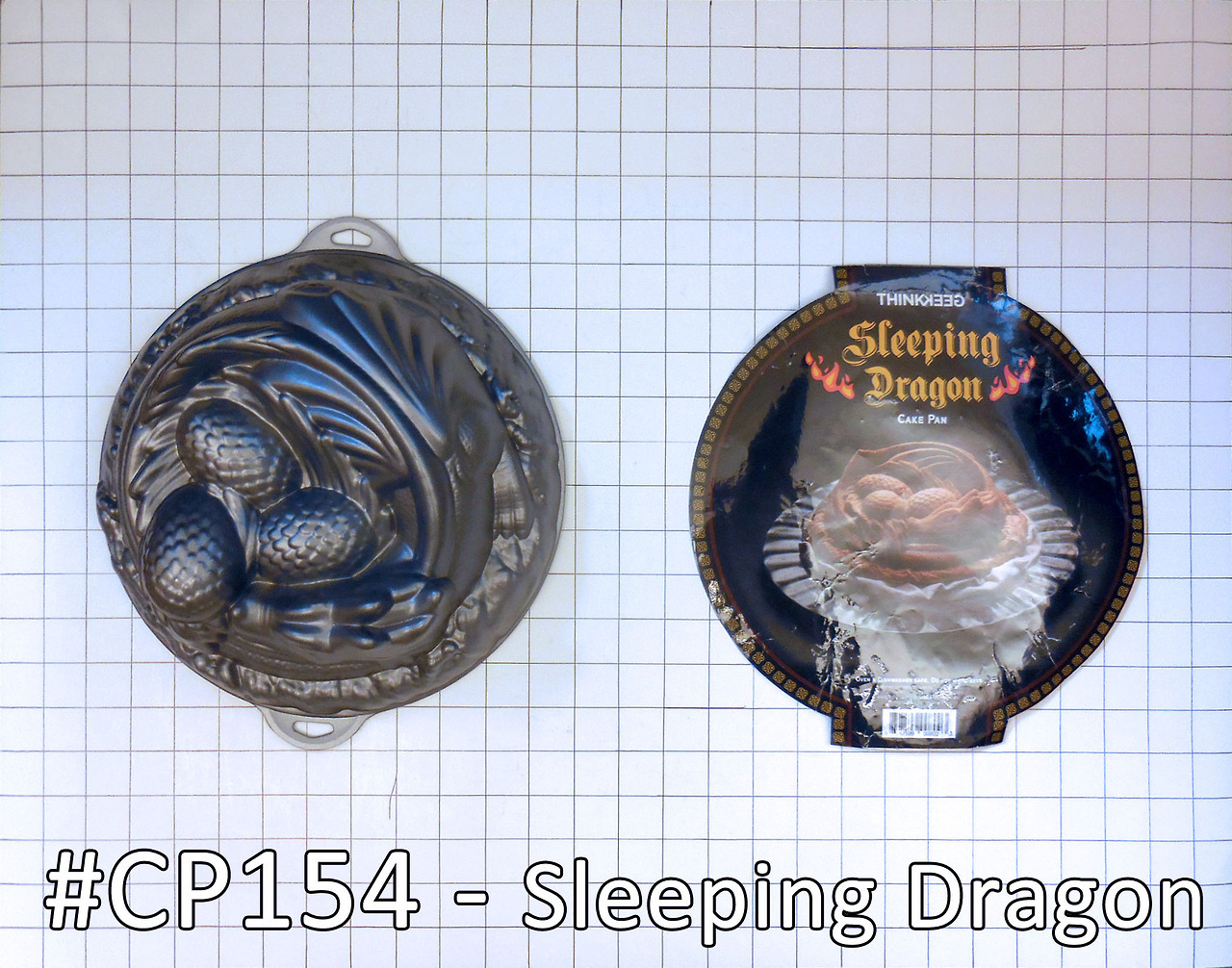 ThinkGeek Sleeping Dragon Cake Pan
