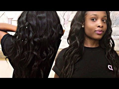 How to curl hair with a straightener + 90&rsquo;s dancehall/reggae mix type a vibe