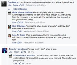 thingstolovefor:    A mosque in Houston burned down due to an accident. Here’s how they responded to the islamophobes and haters. #Love it! 