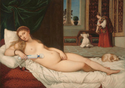 magicwandarthistory:Venus of Hitachi by Titian.