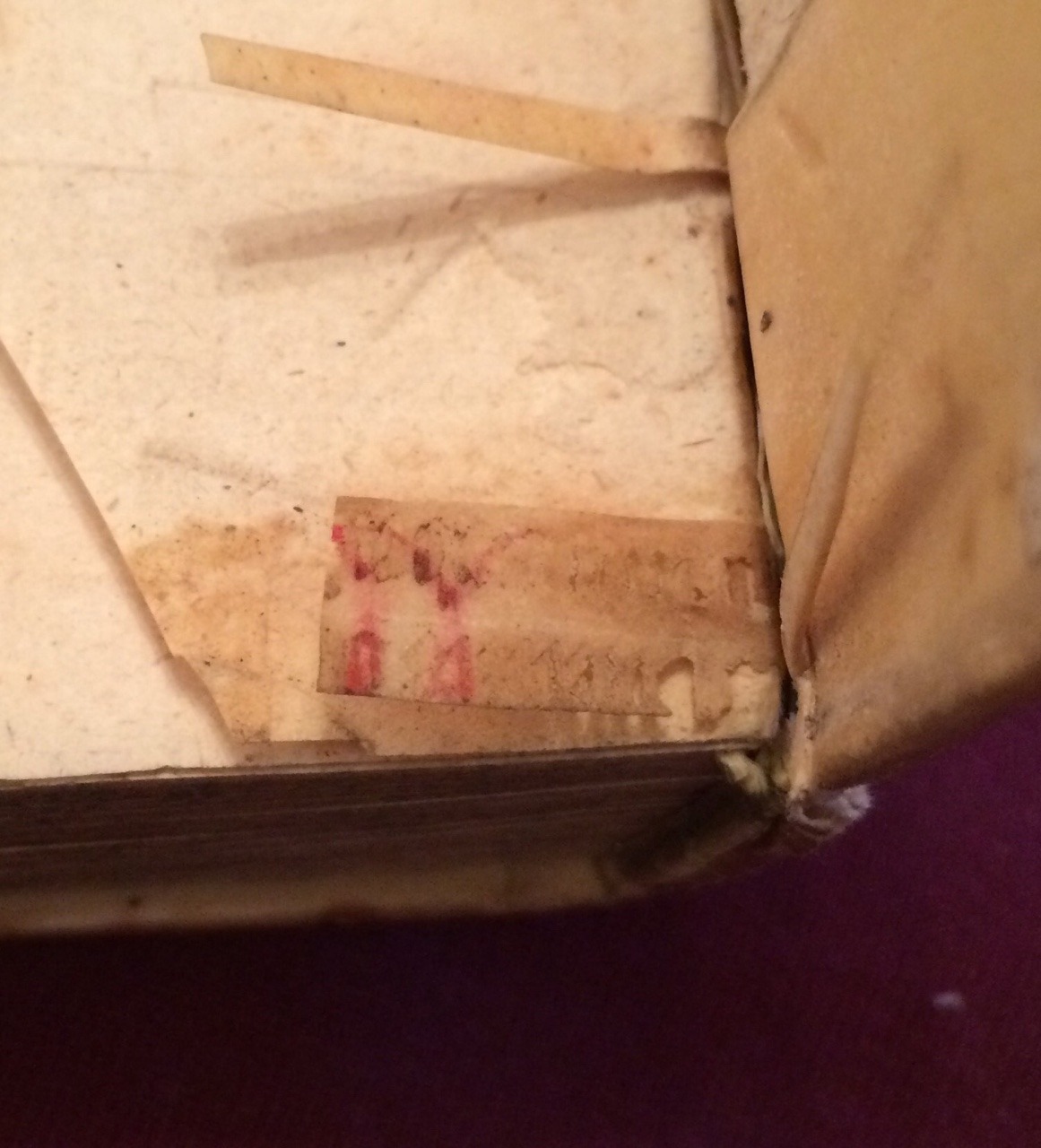 book-historia:  Waste not, want notSome books in old bindings may not be entirely