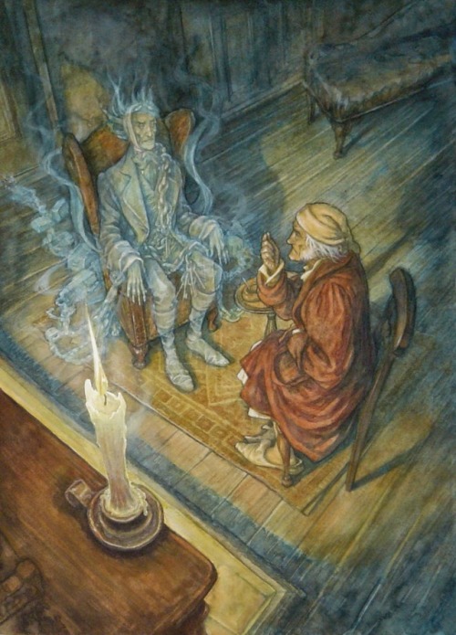 iclassicscollection: Charles Dickens - A Christmas Carol (1843)illustrations by PJ. Lynch