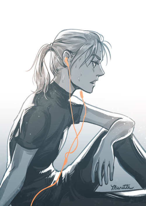 munette:A sweating Yurio o.o