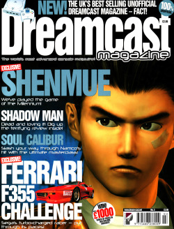 segacity:    Dreamcast Magazine Issue #3 – ‘Shenmue’ Cover. @Shenmue_3