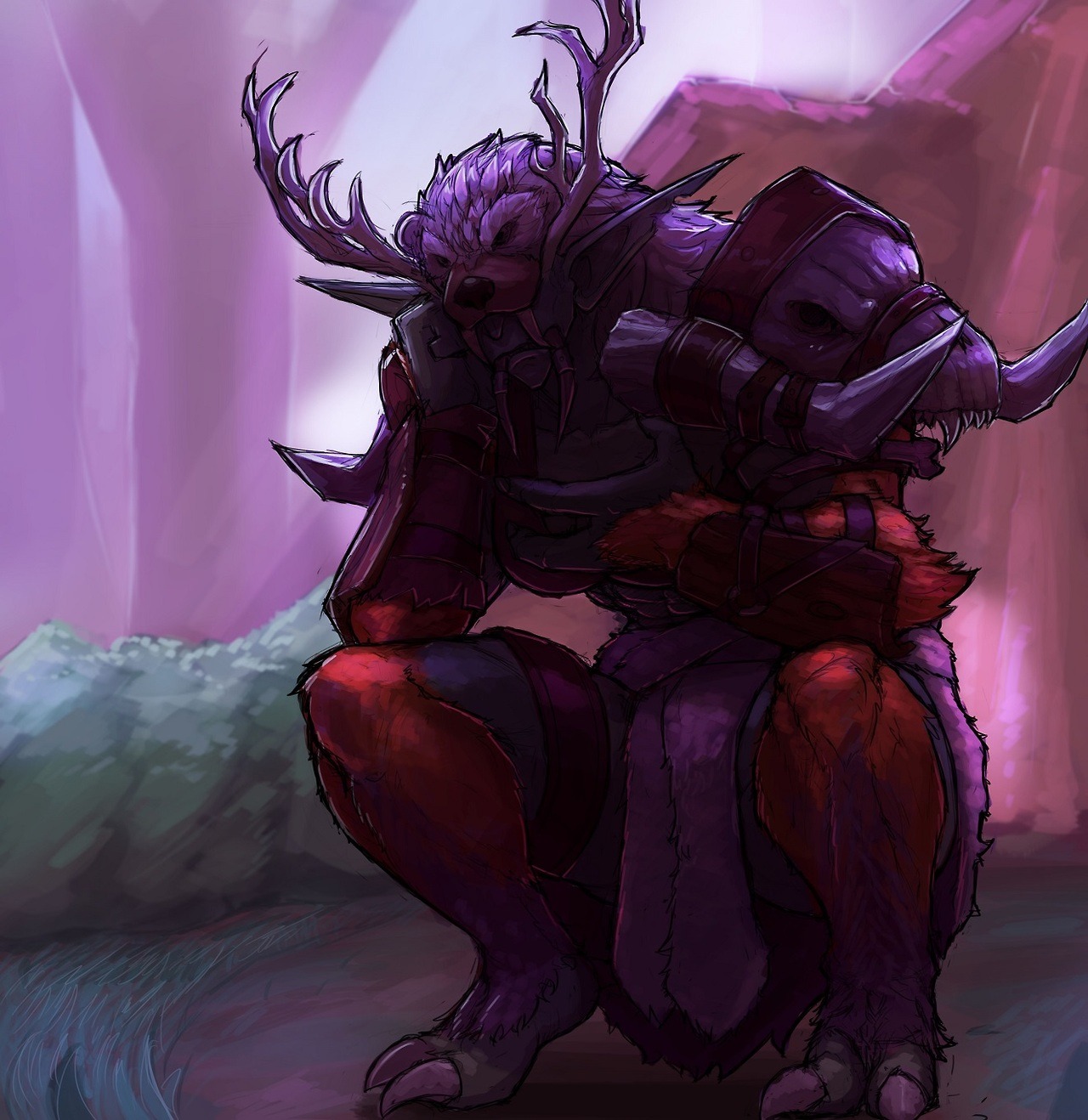 surealkatie: Commission, tried alittle some thing different here with the colouring,