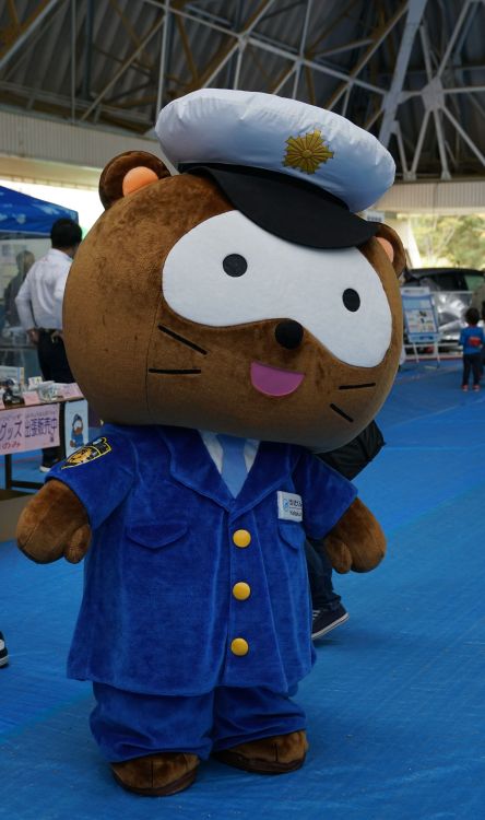 【ゆるキャラ】けいたくん（滋賀県警察）2018年10月撮影“Keita-kun“ Shiga prefecture, Japan.