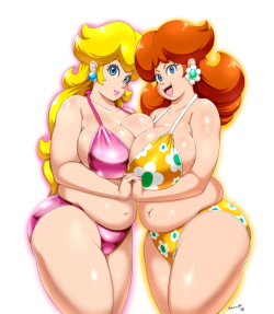 Speedyssketchbook: Plump Princess Swimwear. :D   Had The Urge To Do Some Plump/Chubby