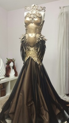 fairytas:  Phoenix dress almost finished