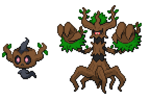 The Smogon Sprite Project is constantly updating for better and for worse. Trevenant is certainly be
