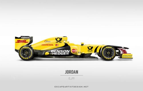 roadworthyy:  that911:  Modern F1 cars in retro liveries  Source: Motorsportretro.com  So fucking nice oh the mclaren