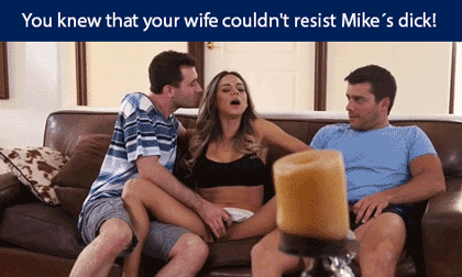 icravewifegangbangs: It started as watching football with my friend, then my wife came home. @missip