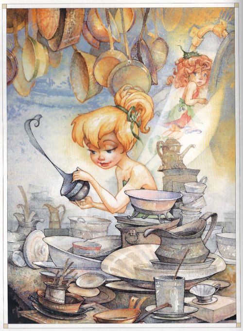 This Is The Fairies Pairing I Ship Most Of All. Tink And Her Ladle. Look At Her Loving Gaze. At How Tenderly