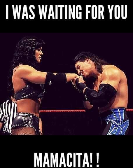 shitloadsofwrestling:  Your Moment Of Zen: Chyna and Eddie Guerrero Meanwhile, in Heaven…