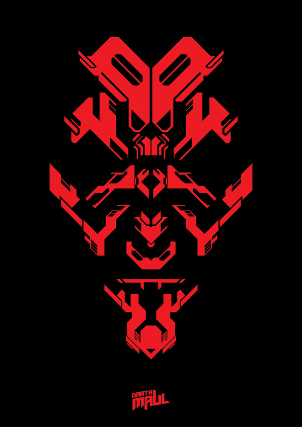 imthegdbatman:  Star Wars Geometric   -   Ashraf Omar  