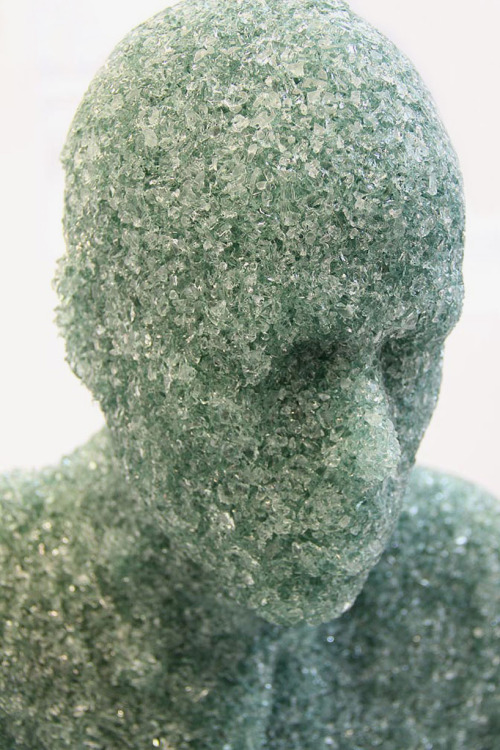 likeafieldmouse:  Shattered glass and resin sculptures by Daniel Arsham (2013)