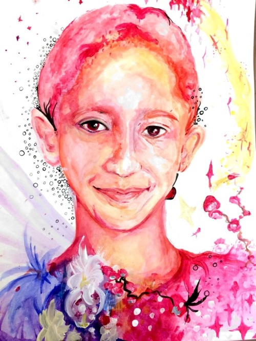 Ive Been On The Fence About Posting This Or Not, But This Is A Portrait I Did Of A Sweet Syrian Girl