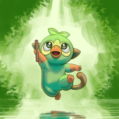 Feels like I’m already late to the fanart, but I also drew the Gen 8 starters!