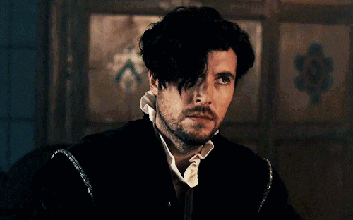 tvshowgifs:tom hughes as kit marlowe in a discovery of witches 2.01
