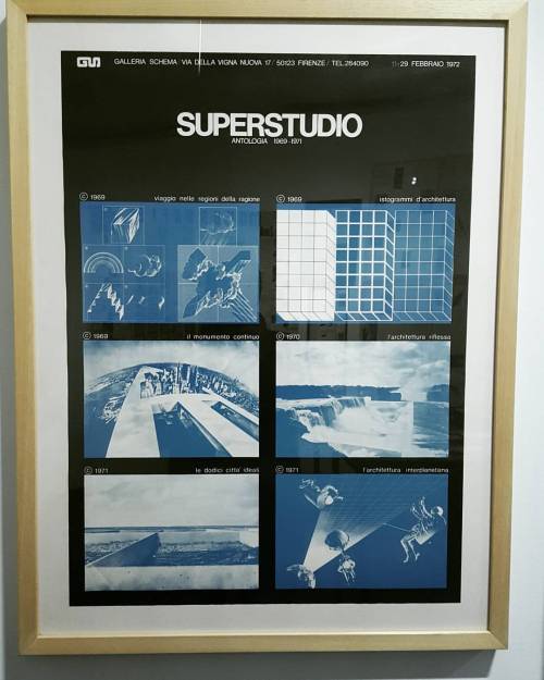 #superstudio #radical (presso Museo Novecento Firenze)