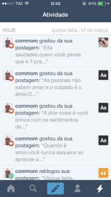 Tumblr extremamente perfeitinho curtindo