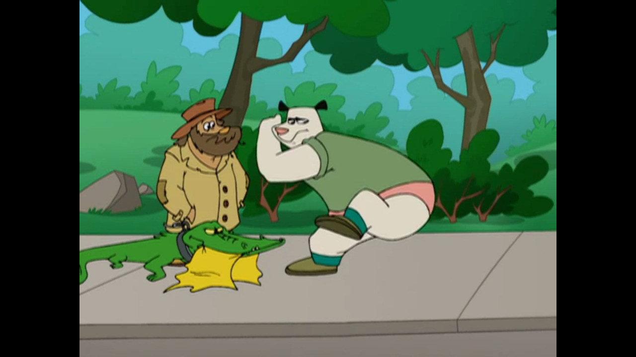Looks like Steamer lost his pants again thanks to an alligator. And again he’s