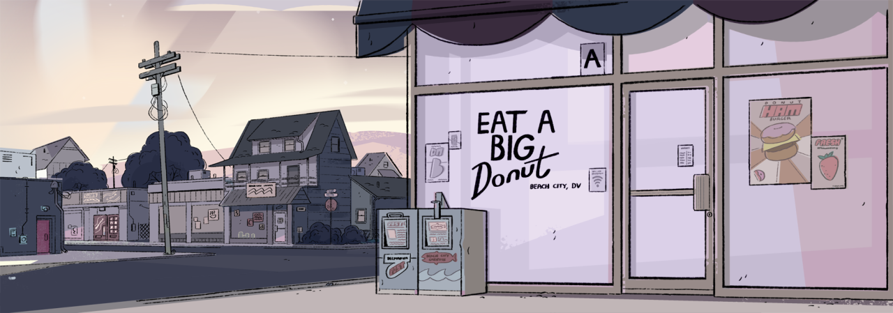 A selection of Backgrounds from the Steven Universe episode: Lion 3: Straight to