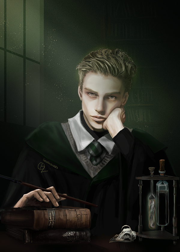Gilded Shivers Hermione Granger Portrait