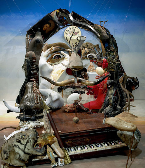 archiemcphee:  Let’s pay a visit to the Department of Awesome Anamorphic Artwork to explore more work by French artist Bernard Pras (previously featured here). Pras uses found objects of every imaginable sort to create awesome installations that appear