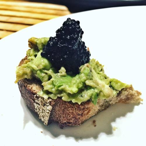 It’s Christmas, we deserve a little luxury. Avocado toast with a dollop of lumpfish caviar is 