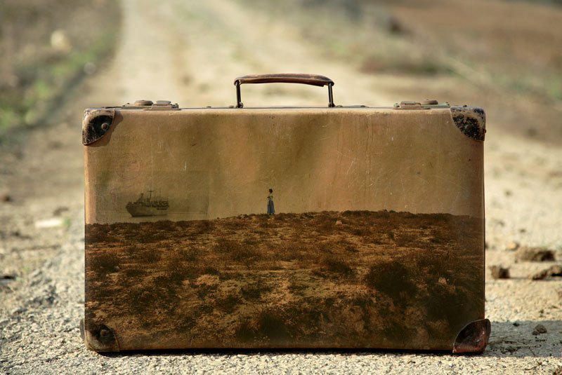 artchipel:  Monday’s Curator 112  Yuval Yairi (b.1961, Israel) - Memory suitcases