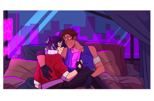 Klance AU month Day 9: Leakira  I&rsquo;ve always draw them on missions, so I decided to draw them t