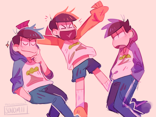 4matsuno:  doodles of my favorites as it’s been a while