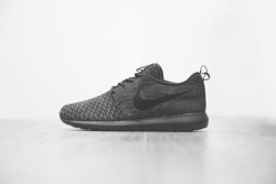 strtmrkt:  Nike Flyknit Roshe Run “Triple Black” Where to buy Follow on fancy