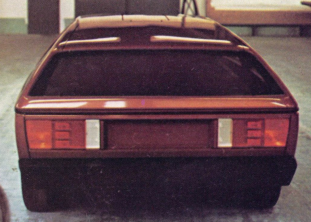 carsthatnevermadeit:  Jensen G-Type, 1974. An â€˜entry-levelâ€™ gull-winged