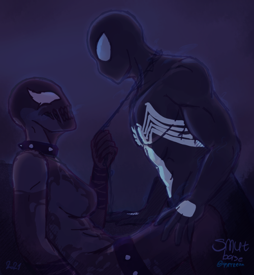 smutbase: Finally drew the symbiote spidey :]c (plus my symbiote OC)post at twitter: https://twitter