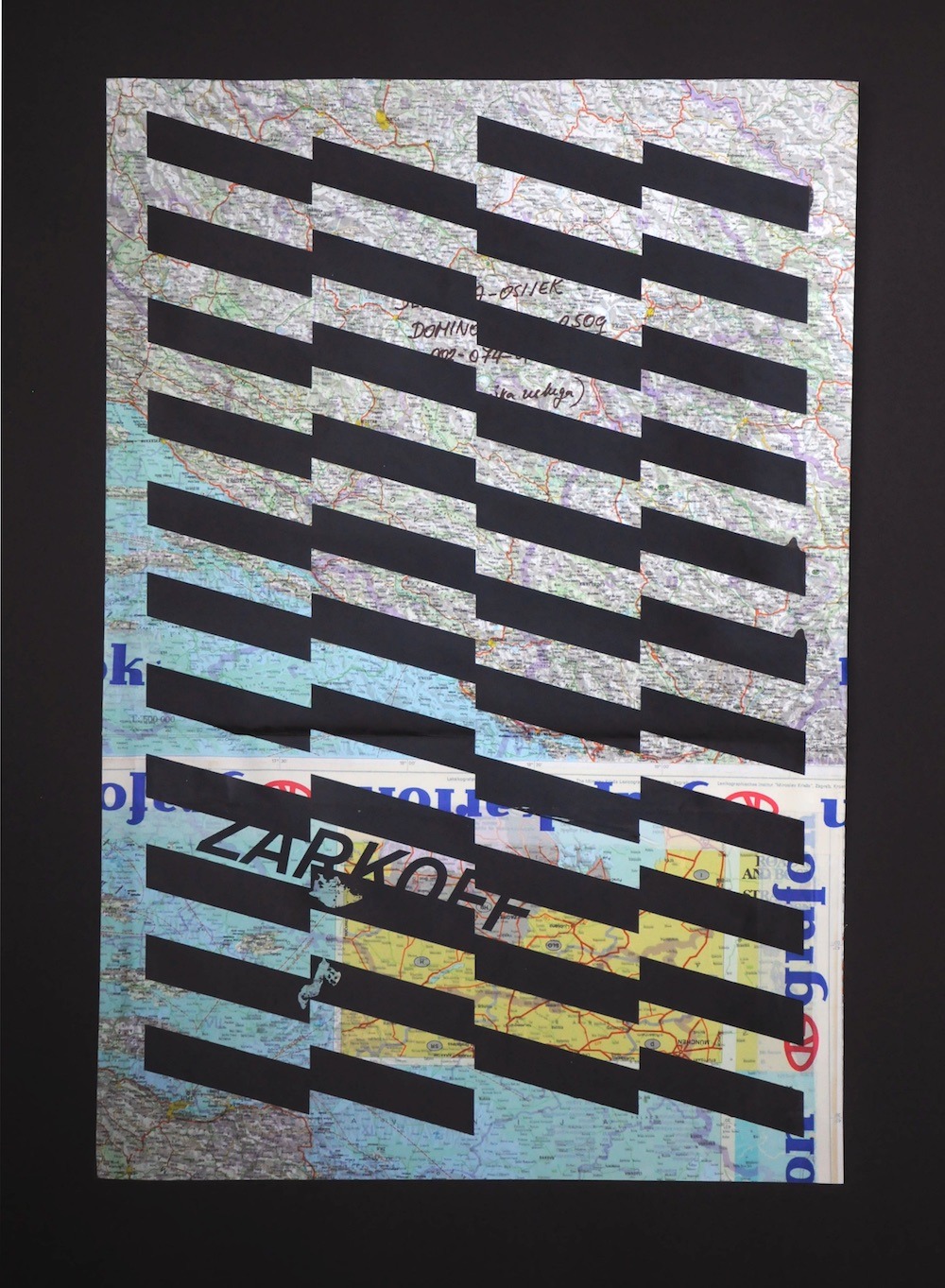 Zarkoff Europe tour poster // silkskreen on salvaged waste paper from abandoned spaces / silkscreen developed and printing overseen by Bojan Crnic // yes, we sometimes silkscreen, no we won‘t silkscreen for you unless you’re someone special //...