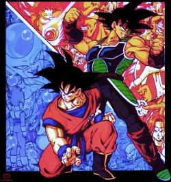 jinzuhikari:  Goku & BardockFrom MINI
