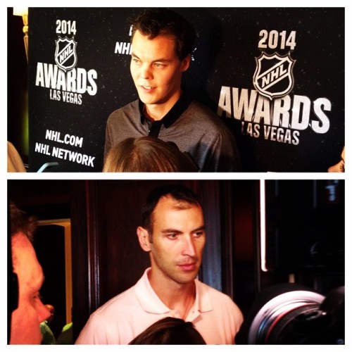 Tuukka and Zee both took time to chat with the media earlier this morning in Las Vegas before tomorrow’s #NHLAwards. #NHLBruins