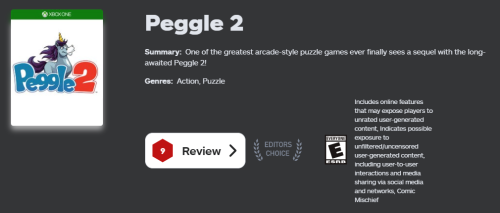 isitbetterthanpeggle2:Is it better than Peggle 2?: Cyberpunk 2077IGN rating for Peggle 2: 9.0IGN rat