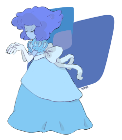 hamboning:  lapis in a princess dress! 