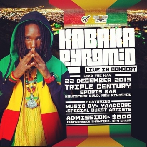 Place To Be Tomorrow Night! @kabakapyramid Live + Yaadcore Live! Then @kingstondubclub To Seal The Night!