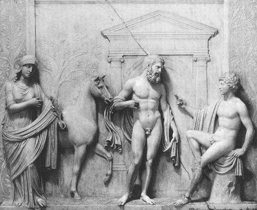 centuriespast: LOMBARDO, AntonioContest between Minerva and Neptunec. 1508Marble, 83 x 107 cmTh