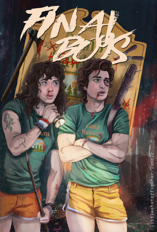 Really Just Wanted To Draw A Camp Counsellor, Steddie. But Being A Bit Of A Horror Fan I Turned Toward