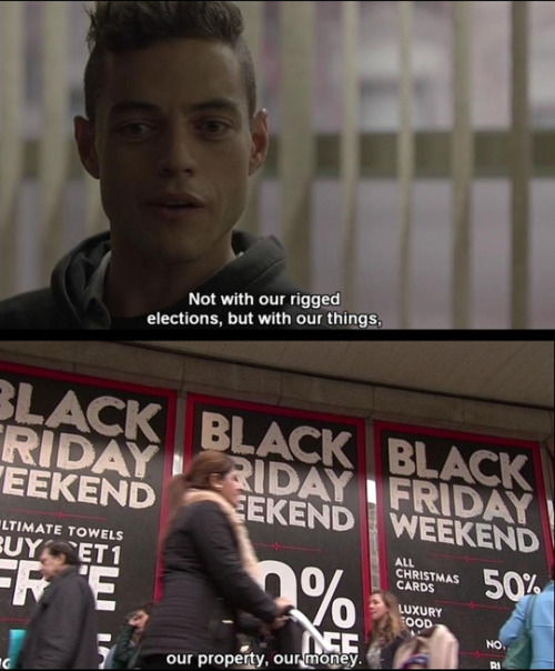 Porn photo n-is4nathan:  Mr. Robot S01E01 
