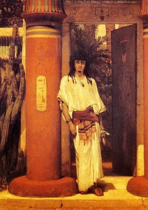Egyptian in front of his house, by Sir Lawrence Alma Tadema