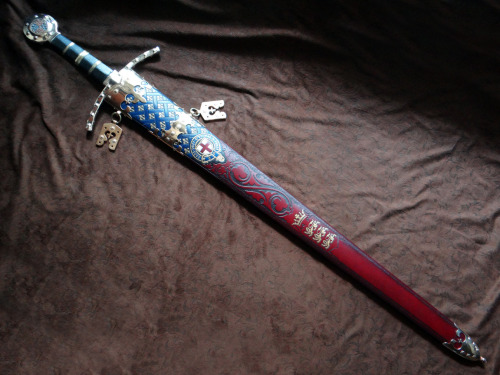 dbkcustomscabbards:King Edward III sword &amp; scabbard commission