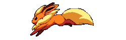 risenshiney:  I hope this shows ok! Flareon run cycle I made back in April thanks to lots of help from some awesome folks down at the Pixeljoint and Pixelation forums! I’ve micromanaged this a lot, so I probably won’t do anymore to it unless something