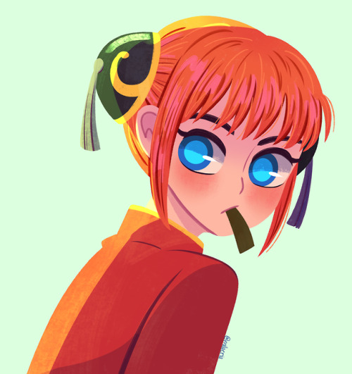 Been watching Gintama a lot recently so here’s Kagura that I drew a while ago :DPlease do not repost