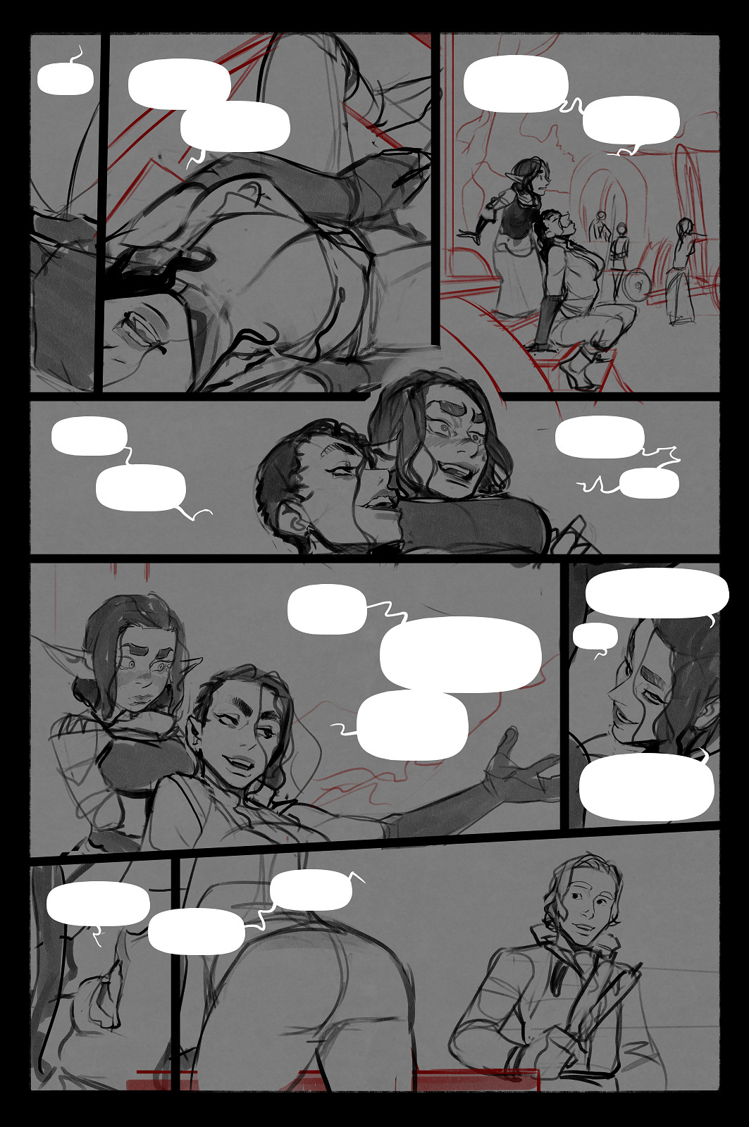 First four pages of chapter 9! Creepy trees, sexy horses and brown muscles!http://buttsmithy.com/